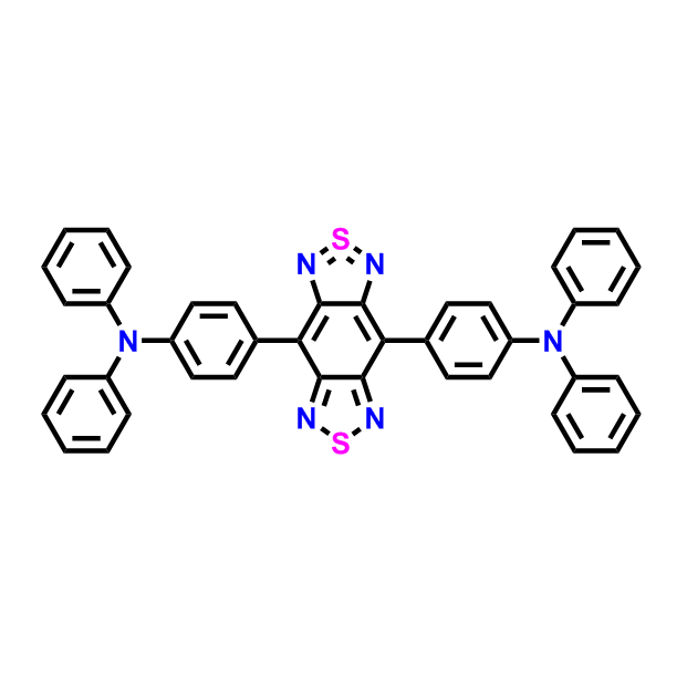 4,8-雙[4-（N，N-二苯基氨基）苯基]苯并[1，2-c:4,5-c']雙[1，2,5]噻二唑,4,8-bis[4-(N,N-diphenylamino)phenyl]benzo[1,2-c:4,5-c']bis[1,2,5]thiadiazole