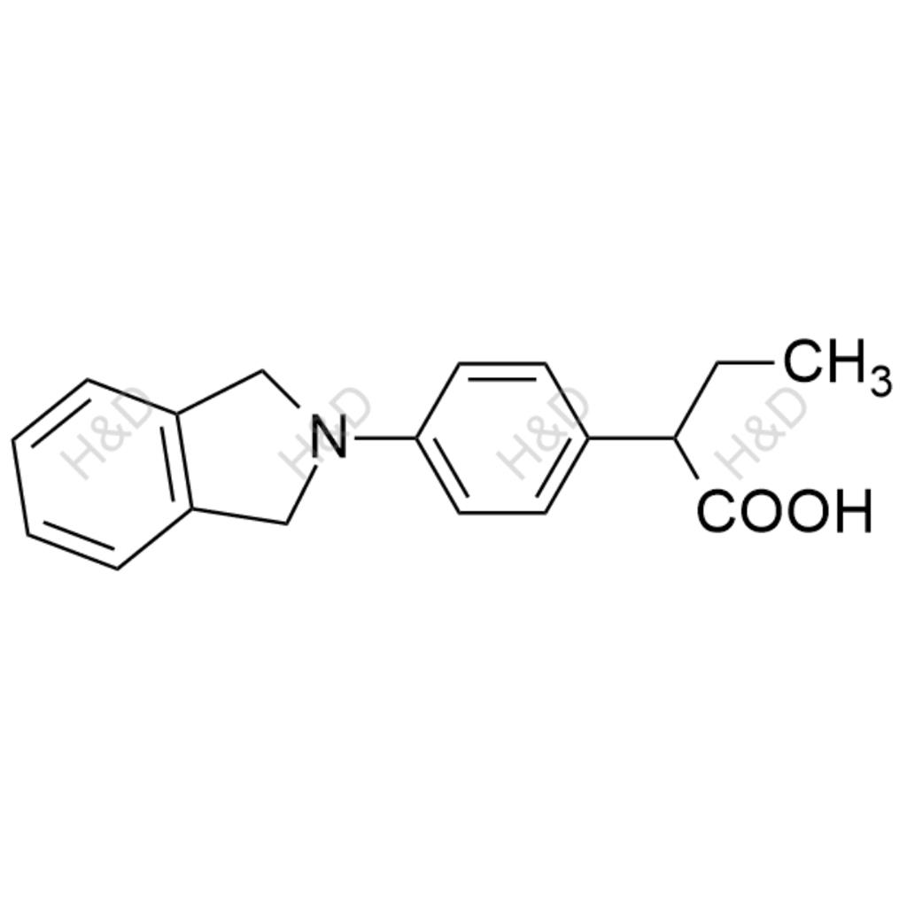 吲哚布芬雜質(zhì) 26,2-(4-(isoindolin-2-yl)phenyl)butanoic acid