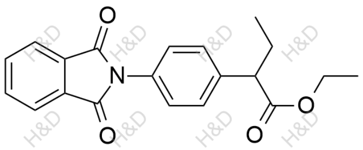 吲哚布芬雜質(zhì)49,ethyl 2-(4-(1,3-dioxoisoindolin-2-yl)phenyl)butanoate