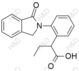 吲哚布芬雜質54,2-(2-(1-oxoisoindolin-2-yl)phenyl)butanoic acid