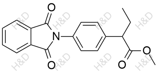 吲哚布芬雜質(zhì)58,methyl 2-(4-(1,3-dioxoisoindolin-2-yl)phenyl)butanoate