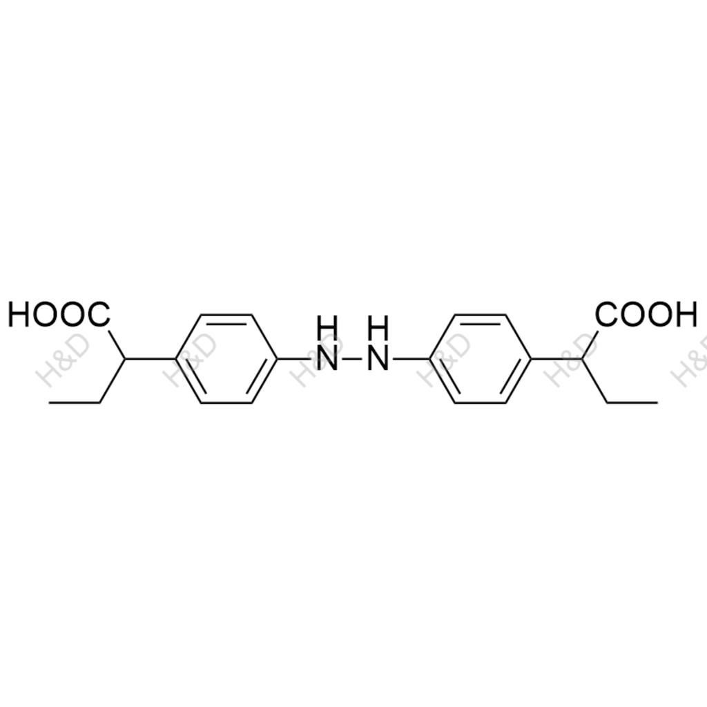 吲哚布芬雜質(zhì)65,2,2'-(hydrazine-1,2-diylbis(4,1-phenylene))dibutanoic acid