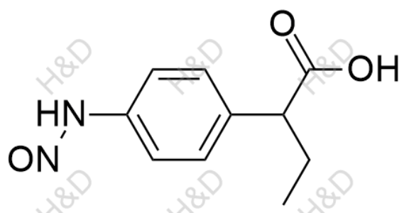 吲哚布芬雜質(zhì)66,2-(4-(nitrosoamino)phenyl)butanoic acid