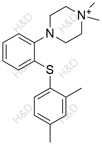 沃替西汀杂质38,4-(2-((2,4-dimethylphenyl)thio)phenyl)-1,1-dimethylpiperazin-1-ium