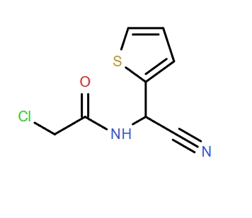 3.2-氯-N-(Α-氰基-2-噻吩甲基)乙酰胺,2-Chloro-N-(cyano-2-thienylMethyl)acetaMide