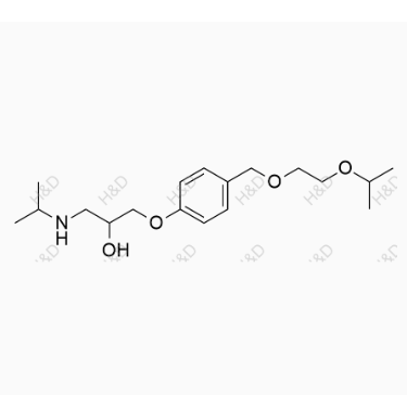 比索洛爾,1-(4-((2-isopropoxyethoxy)methyl)phenoxy)-3-(isopropylamino)propan-2-ol