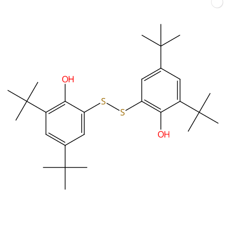 2,4-ditert-butyl-6-[(3,5-ditert-butyl-2-hydroxyphenyl)disulfanyl]phenol,2,4-ditert-butyl-6-[(3,5-ditert-butyl-2-hydroxyphenyl)disulfanyl]phenol