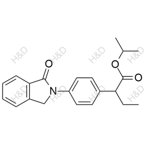 吲哚布芬杂质68,isopropyl 2-(4-(1-oxoisoindolin-2-yl)phenyl)butanoate