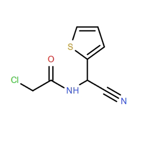 3.2-氯-N-(Α-氰基-2-噻吩甲基)乙酰胺