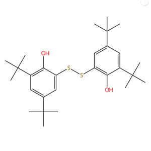 2,4-ditert-butyl-6-[(3,5-ditert-butyl-2-hydroxyphenyl)disulfanyl]phenol,2,4-ditert-butyl-6-[(3,5-ditert-butyl-2-hydroxyphenyl)disulfanyl]phenol