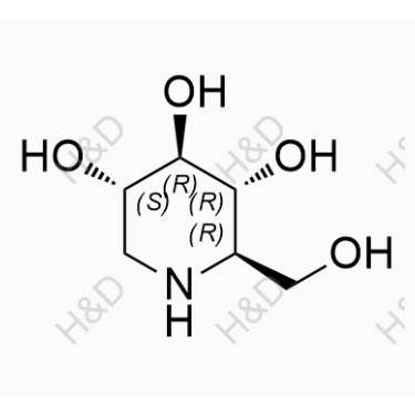 米格列醇雜質7,(2R,3R,4R,5S)-2-(hydroxymethyl)piperidine-3,4,5-triol