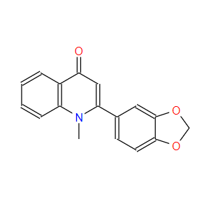 1-甲基-2- [3' ,4' - (亞甲二氧基)苯基] -4-喹諾酮,GRAVEOLINE