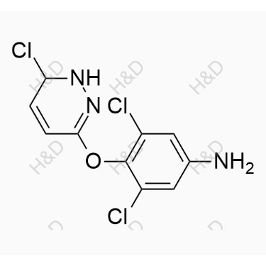 瑞司美替羅雜質(zhì)71,3,5-dichloro-4-((6-chloro-1,6-dihydropyridazin-3-yl)oxy)aniline