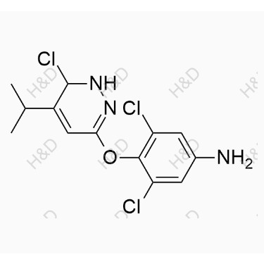 瑞司美替羅雜質(zhì)74,3,5-dichloro-4-((6-chloro-5-isopropyl-1,6-dihydropyridazin-3-yl)oxy)aniline