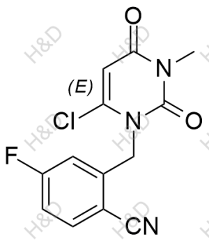 曲格列汀雜質(zhì)21,2-((6-chloro-3-methyl-2,4-dioxo-3,4-dihydropyrimidin-1(2H)-yl)methyl)-4-fluorobenzonitrile