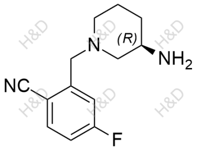 曲格列汀雜質(zhì)22,(R)-2-((3-aminopiperidin-1-yl)methyl)-4-fluorobenzonitrile