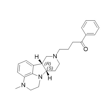 盧美哌隆雜質(zhì)34,1-(4-fluorophenyl)-4-((6bS,10aR)-3-methyl-2,3,6b,7,10,10a-hexahydro-1H-pyrido[3',4':4,5]pyrrolo[1,2,3-de]quinoxalin-8(9H)-yl)butan-1-one