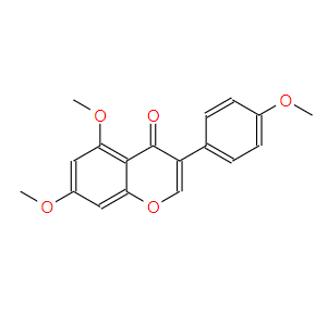 5,7-二甲氧基-3-(4-甲氧基苯基)-4H-色烯-4-酮,5,7-dimethoxy-3-(4-methoxyphenyl)chromen-4-one