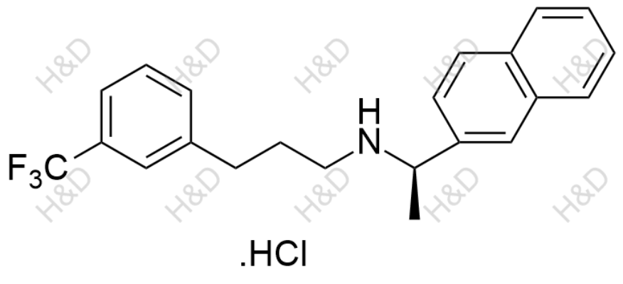 西那卡塞雜質(zhì)10,(R)-N-(1-(naphthalen-2-yl)ethyl)-3-(3-(trifluoromethyl)phenyl)propan-1-amine hydrochloride