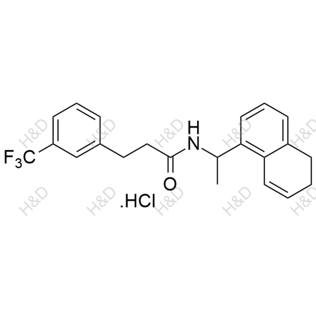 西那卡塞雜質(zhì)21,N-(1-(5,6-dihydronaphthalen-1-yl)ethyl)-3-(3-(trifluoromethyl)phenyl)propanamide hydrochloride