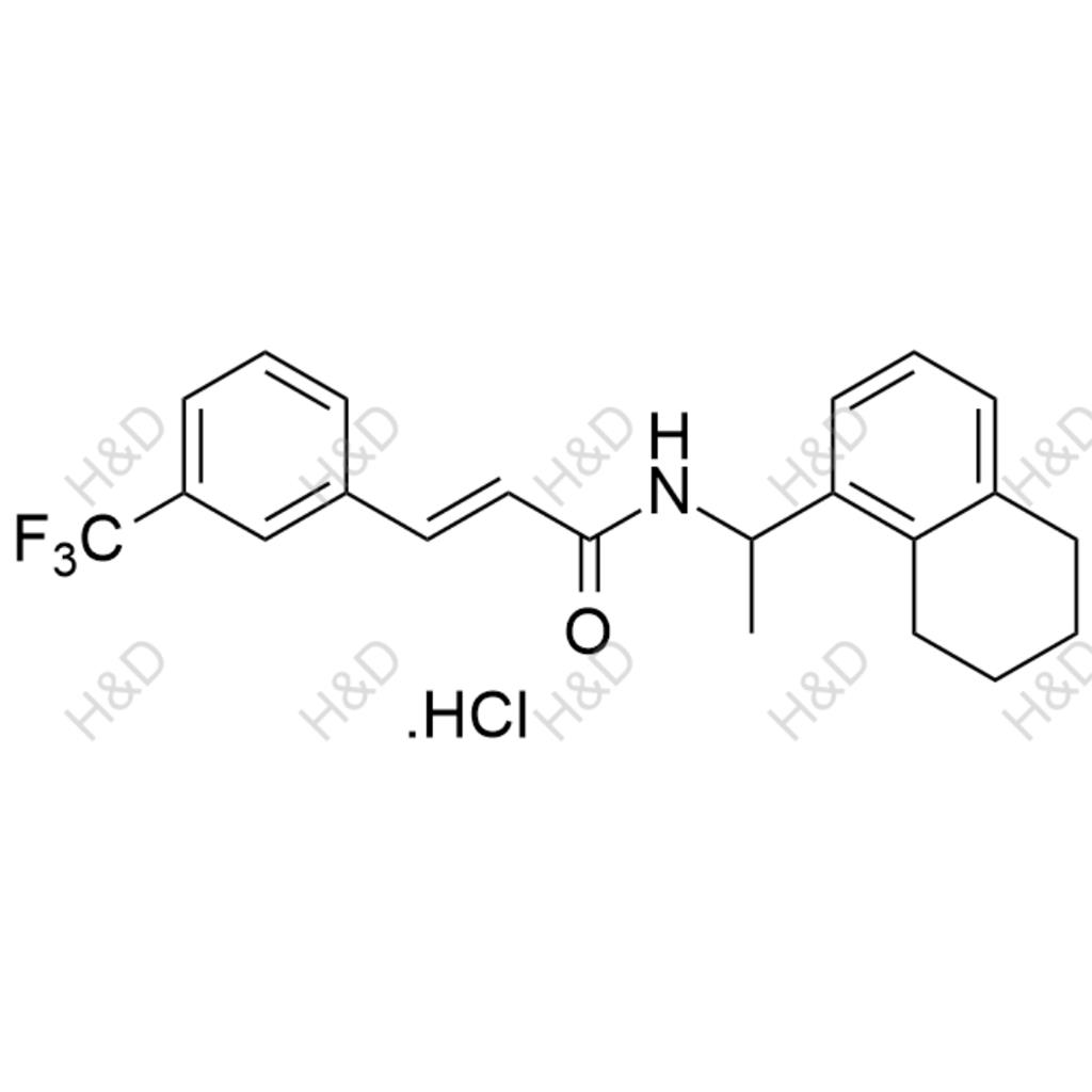 西那卡塞雜質(zhì)22,(E)-N-(1-(5,6,7,8-tetrahydronaphthalen-1-yl)ethyl)-3-(3-(trifluoromethyl)phenyl)acrylamide hydrochloride