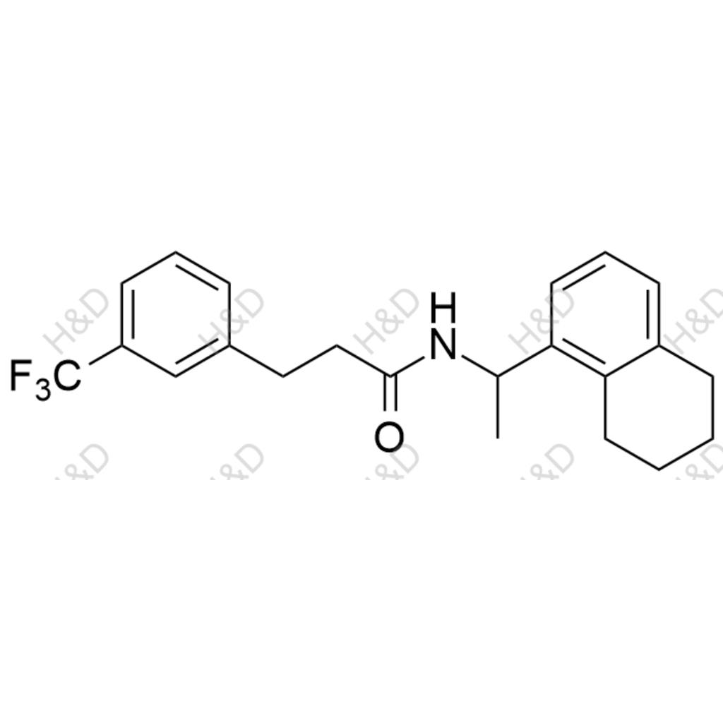 西那卡塞雜質(zhì)23,N-(1-(5,6,7,8-tetrahydronaphthalen-1-yl)ethyl)-3-(3-(trifluoromethyl)phenyl)propanamide