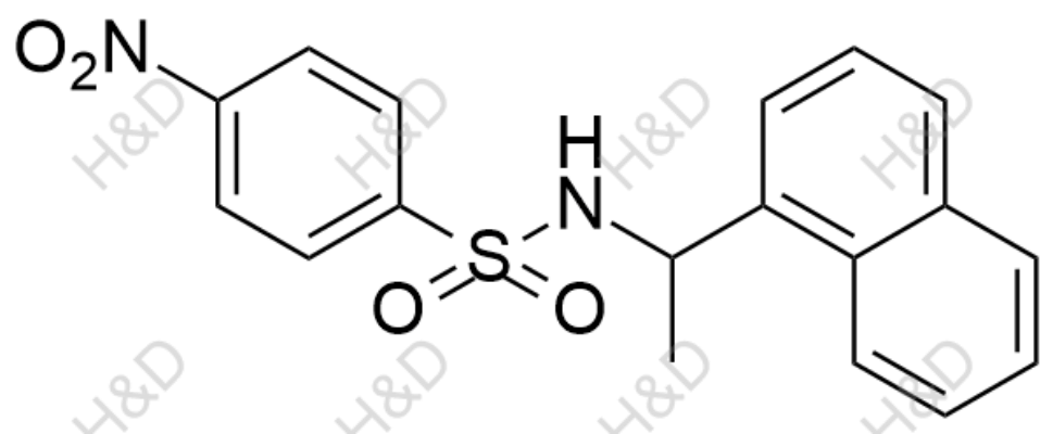 西那卡塞雜質(zhì)I,N-(1-(naphthalen-1-yl)ethyl)-4-nitrobenzenesulfonamide