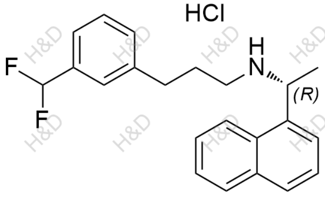 西那卡塞雜質(zhì)44,(R)-3-(3-(difluoromethyl)phenyl)-N-(1-(naphthalen-1-yl)ethyl)propan-1-amine hydrochloride