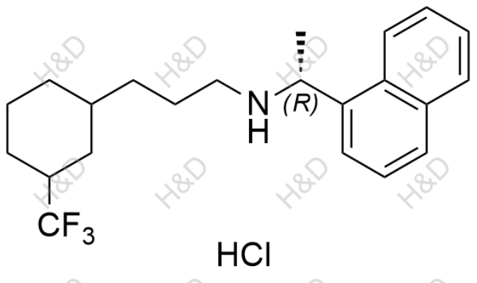 西那卡塞雜質(zhì)54(鹽酸鹽),N-((R)-1-(naphthalen-1-yl)ethyl)-3-(3-(trifluoromethyl)cyclohexyl)propan-1-amine hydrochloride