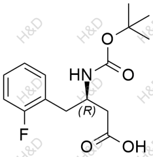 (R)-N-叔丁氧羰基-3-氨基-4-(2-氟苯基)丁酸,Sitagliptin EP Impurity M