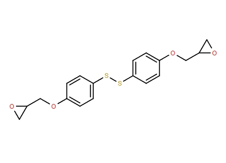 4,4’-雙（環(huán)氧丙氧基）二苯二硫醚,1,2-bis(4-(oxiran-2-ylmethoxy)phenyl)disulfane