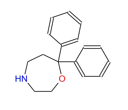 7,7-二苯基-1,4-氧雜氮雜環(huán)庚烷,7,7-Diphenyl-1,4-oxazepane