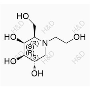 米格列醇異構(gòu)體B,(2R,3S,4R,5S)-1-(2-hydroxyethyl)-2-(hydroxymethyl)piperidine-3,4,5-triol