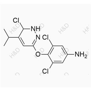 瑞司美替羅雜質(zhì)74,3,5-dichloro-4-((6-chloro-5-isopropyl-1,6-dihydropyridazin-3-yl)oxy)aniline