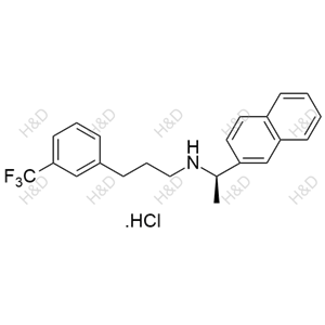 西那卡塞雜質(zhì)10,(R)-N-(1-(naphthalen-2-yl)ethyl)-3-(3-(trifluoromethyl)phenyl)propan-1-amine hydrochloride