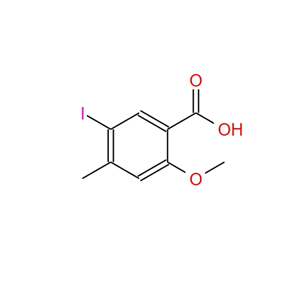 5-碘-2-甲氧基-4-甲基-苯甲酸