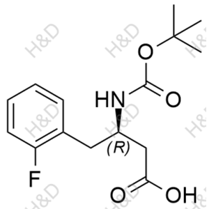 (R)-N-叔丁氧羰基-3-氨基-4-(2-氟苯基)丁酸,Sitagliptin EP Impurity M