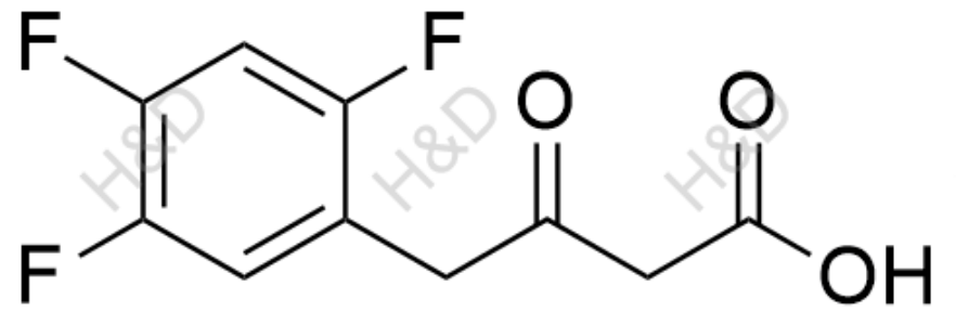 西格列汀雜質(zhì)81,3-oxo-4-(2,4,5-trifluorophenyl)butanoic acid