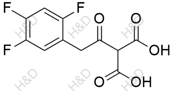 西格列汀雜質(zhì)82,2-(2-(2,4,5-trifluorophenyl)acetyl)malonic acid