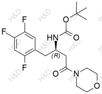 西格列汀雜質96,(R)-tert-butyl (4-morpholino-4-oxo-1-(2,4,5-trifluorophenyl)butan-2-yl)carbamate