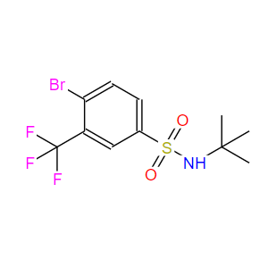 4-溴-N-叔丁基-3-(三氟甲基)苯磺酰胺,4-Bromo-N-(tert-butyl)-3-(trifluoromethyl)-benzenesulfonamide