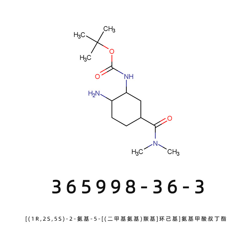 [(1R,2S,5S)-2-氨基-5-[(二甲基氨基)羰基]環(huán)己基]氨基甲酸叔丁酯,tert-butyl (1R,2S,5S)-2-aMino-5-(diMethylcarbaMoyl)cyclohexylcarbaMate