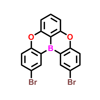 2,12-二溴-5,9-二氧代-13b-"并[3,2,1-de]蒽,2,12-dibromo-5,9-dioxa-13b-boranaphtho[3,2,1-de]anthracene