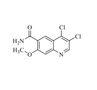 3,4-二氯-7-甲基喹啉 -6-甲酰胺,3,4-Dichloro-7-methylquinoline-6-carboxamide