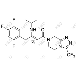 西格列汀雜質(zhì)85,(Z)-3-(isopropylamino)-1-(3-(trifluoromethyl)-5,6-dihydro-[1,2,4]triazolo[4,3-a]pyrazin-7(8H)-yl)-4-(2,4,5-trifluorophenyl)but-2-en-1-one