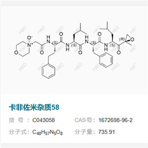 卡非佐米杂质58        1672698-96-2