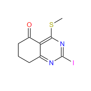 2-碘-4-(甲硫基)-7,8-二氫喹唑啉-5(6H)-酮