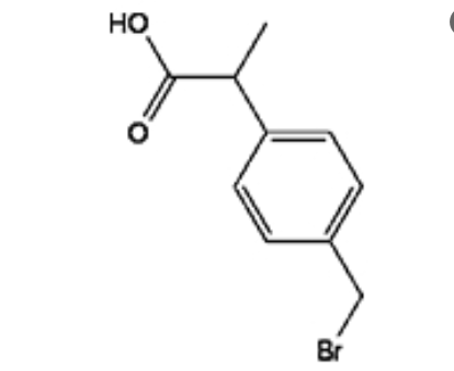 2-(4-溴甲基苯基)丙酸,2-(4-Bromomethyl)phenylpropionic acid