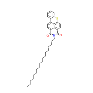 2-辛基-1H-噻二暗并[2,1,9-減]異喹啉-1,3(2H)-二酮,2-Octadecyl-1H-benzo[3,4]isothiochromeno[7,8,1-def]isoquinoline-1 ,3(2H)-dione