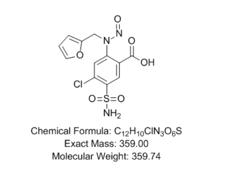 N-亞硝基呋塞米,N-nitrofurosemide